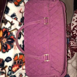 Vera Bradley purple purse.